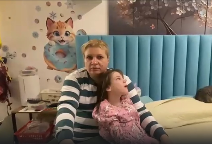 Благодарность мамы за помощь Заводиной Валерии